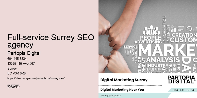Local SEO advantages Full-service Surrey SEO agency