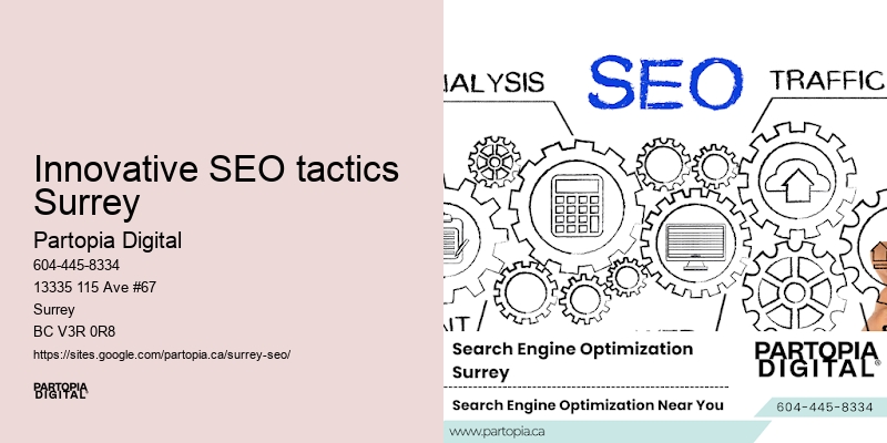 Innovative SEO tactics Surrey