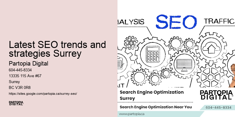 Latest SEO trends and strategies Surrey