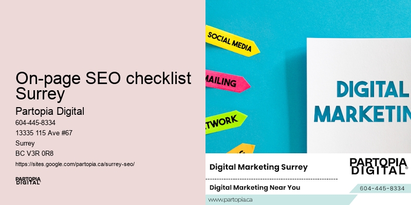 Affordable SEO packages for On-page SEO checklist Surrey startups