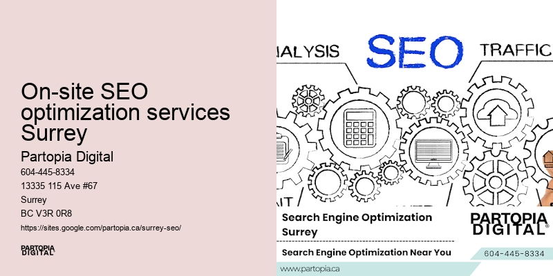 On-site SEO optimization services Surrey