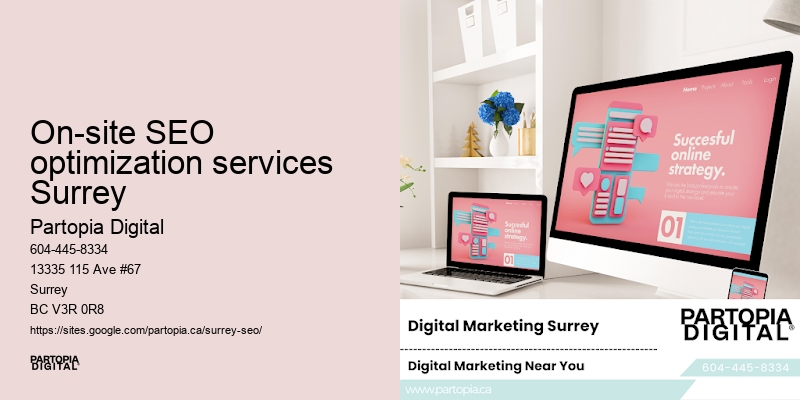 Local SEO consultant On-site SEO optimization services Surrey BC