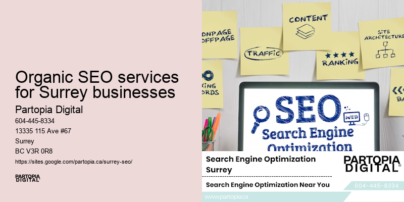 SEO expert Organic SEO services for Surrey businesses BC