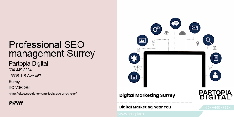 Increased local visibility Professional SEO management Surrey