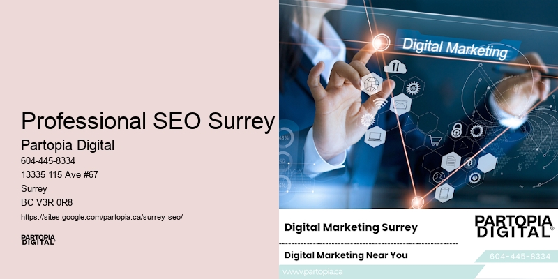 Professional SEO Surrey SEO strategy planning
