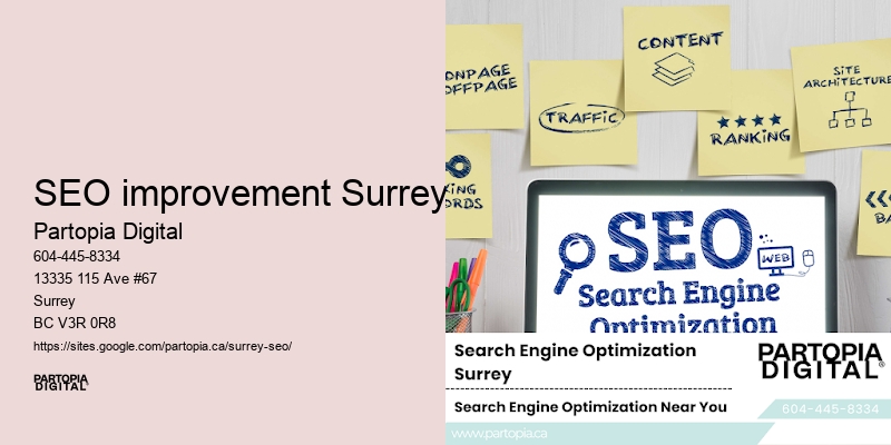 SEO optimization SEO improvement Surrey