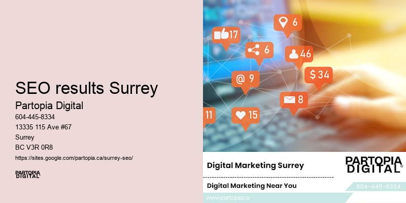 SEO solutions SEO results Surrey Canada