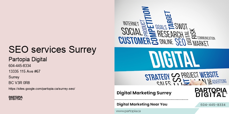 Local SEO agency SEO services Surrey