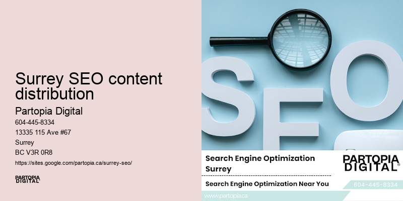Surrey SEO content distribution SEO improvement strategies