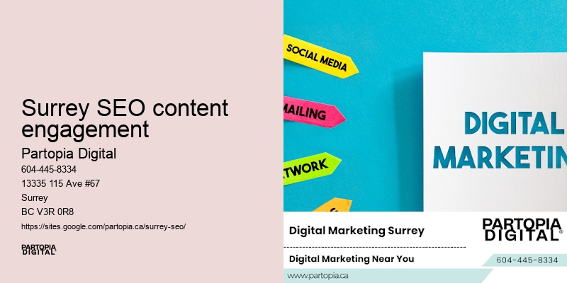 SEO marketing services Surrey SEO content engagement
