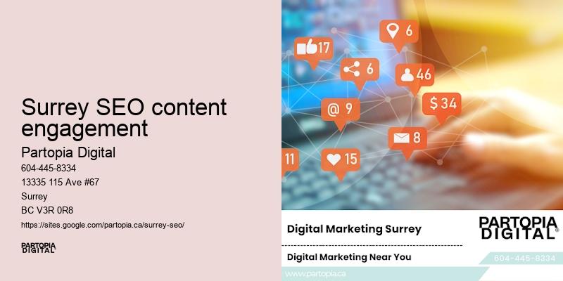 SEO lead generation Surrey SEO content engagement