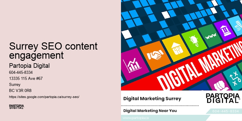 Experienced SEO experts in Surrey SEO content engagement