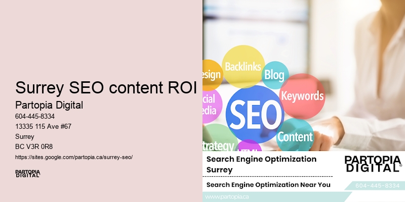 Innovative SEO tactics Surrey SEO content ROI