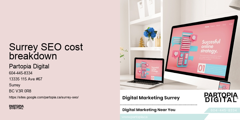 Surrey SEO cost breakdown SEO for website optimization