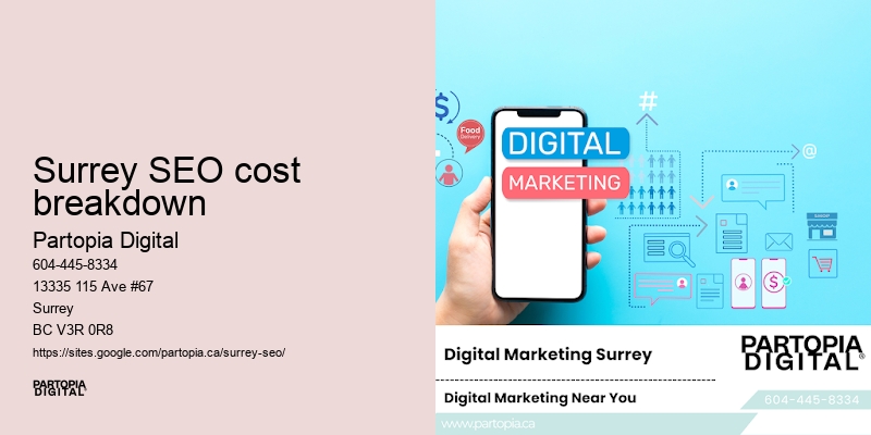 Surrey SEO cost breakdown SEO experts online