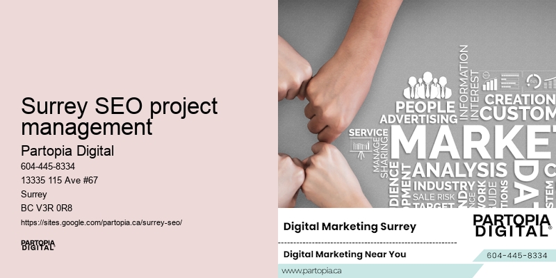Top Surrey SEO project management SEO specialist for e-commerce