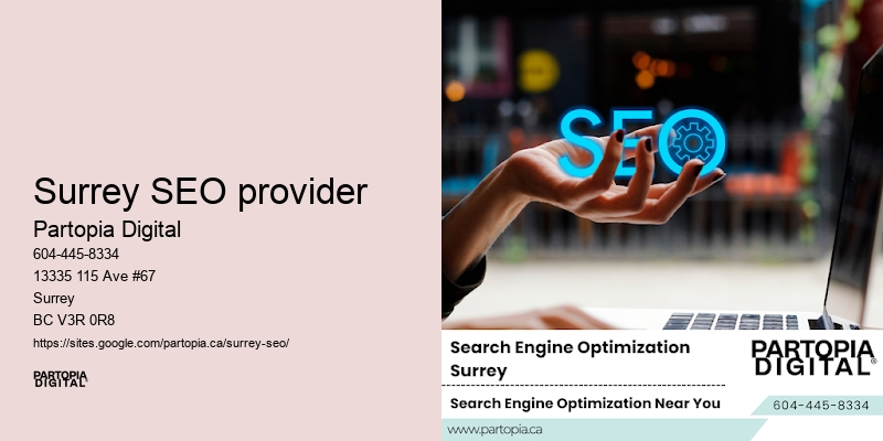 Local Surrey SEO provider SEO strategies for lead generation