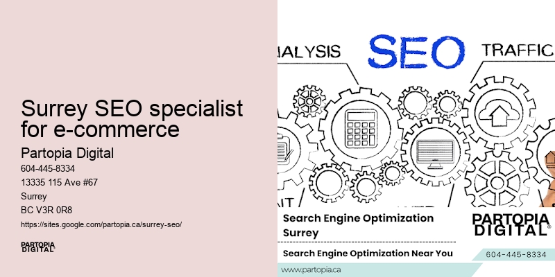 Surrey SEO specialist for e-commerce