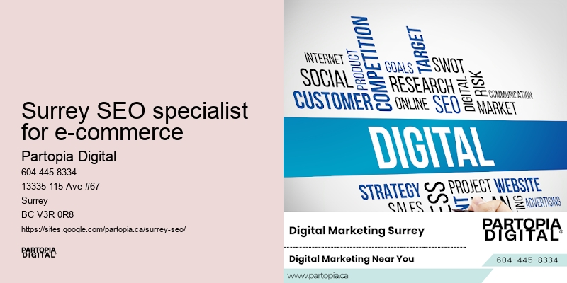 SEO web design Surrey SEO specialist for e-commerce