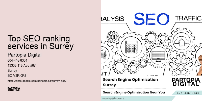Top SEO ranking services in Surrey