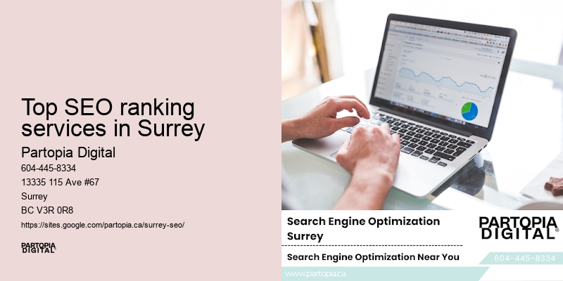 SEO management services in Top SEO ranking services in Surrey