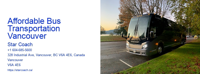 Affordable Bus Transportation Vancouver