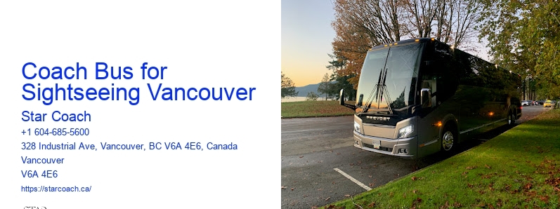 Coach Bus for Sightseeing Vancouver