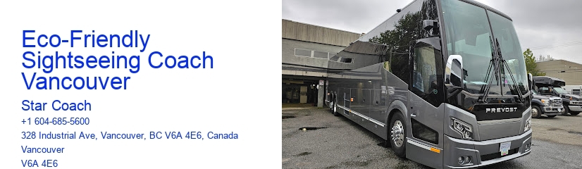 Eco-Friendly Sightseeing Coach Vancouver