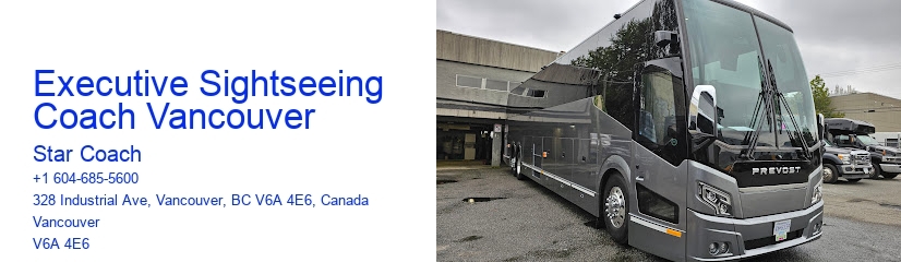 Executive Sightseeing Coach Vancouver