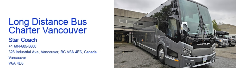 Long Distance Bus Charter Vancouver