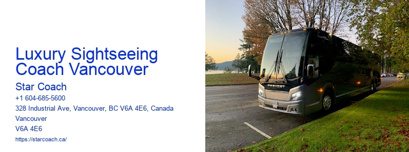 Luxury Sightseeing Coach Vancouver