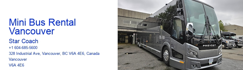 Mini Bus Rental Vancouver