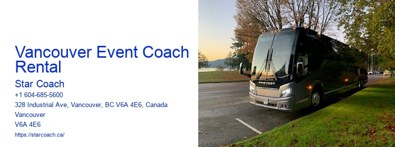 Vancouver Event Coach Rental