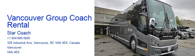 Vancouver Group Coach Rental