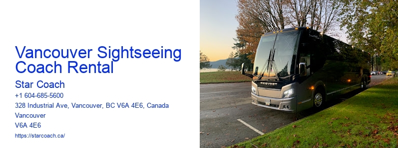 Vancouver Sightseeing Coach Rental