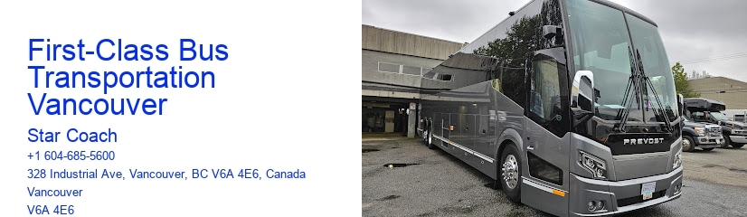 First-Class Bus Transportation Vancouver