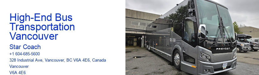 High-End Bus Transportation Vancouver