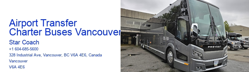 Airport Transfer Charter Buses Vancouver