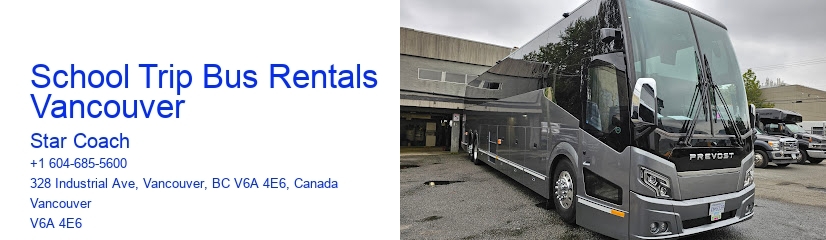 School Trip Bus Rentals Vancouver