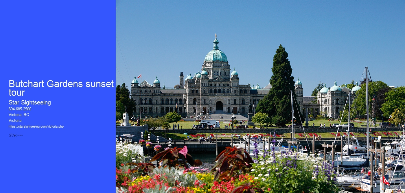 Butchart Gardens sunset tour