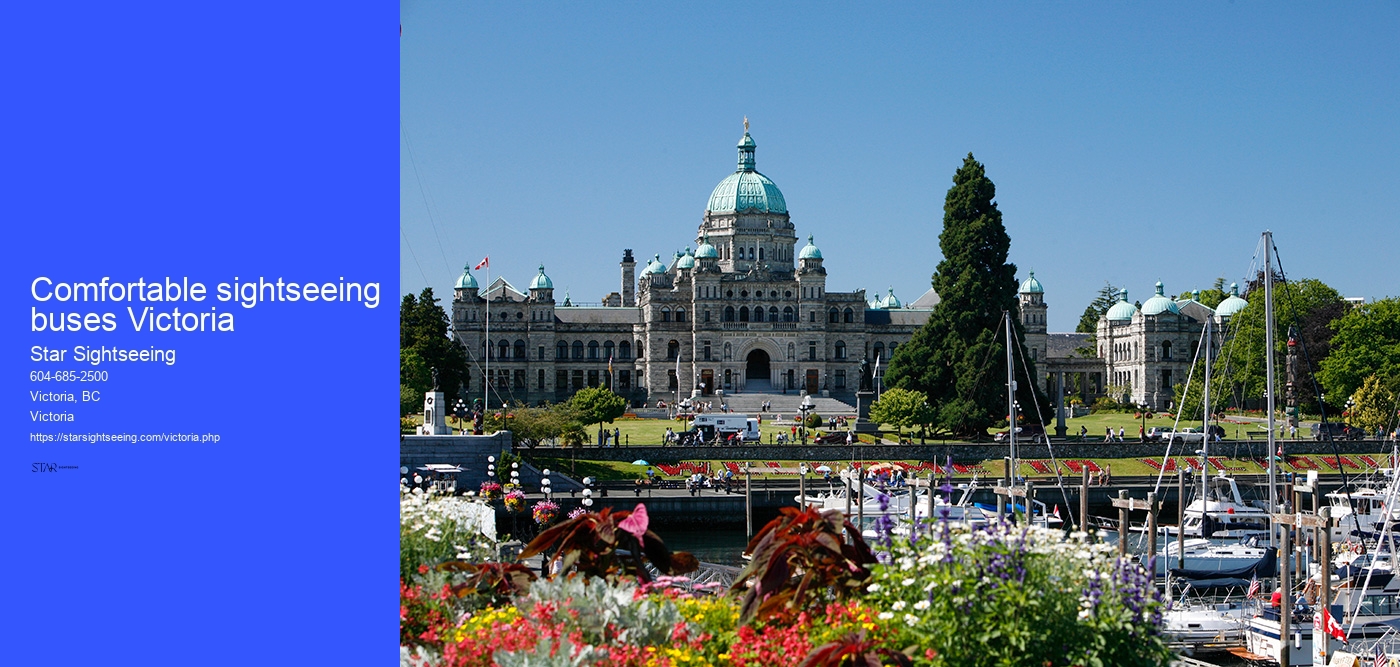 Comfortable sightseeing buses Victoria