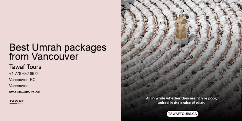 Vancouver Umrah package extras