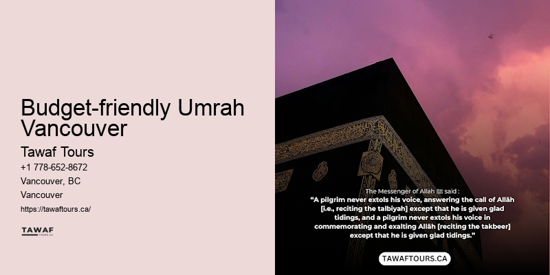 Umrah travel agents in Vancouver