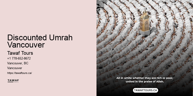 Vancouver Umrah pilgrimage booking efficiency