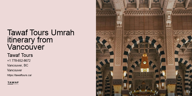 Tawaf Tours Umrah travel consultant Vancouver