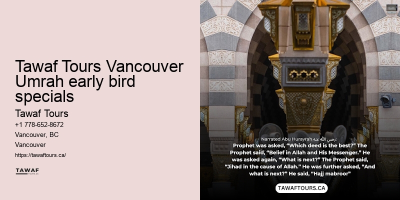Vancouver Umrah travel destination recommendations and highlights