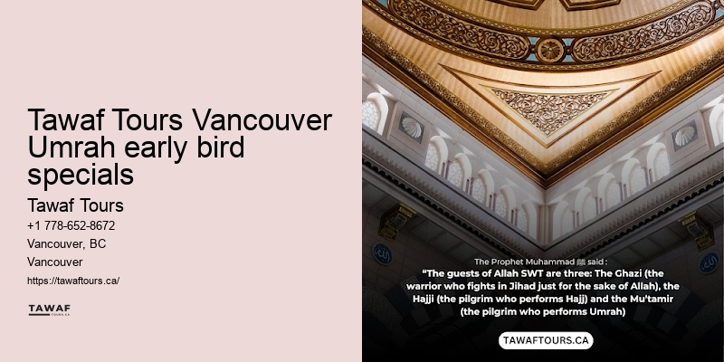 Vancouver Umrah pilgrimage journey planner