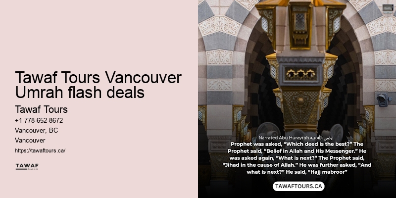 Vancouver Umrah travel planner