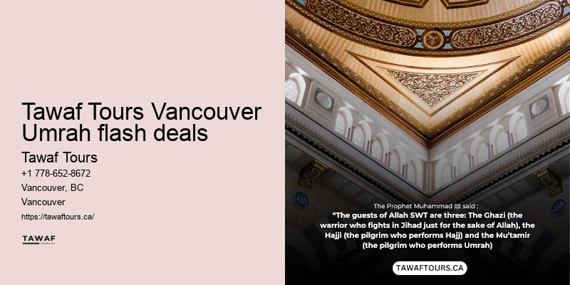 Cheap Umrah packages from Vancouver