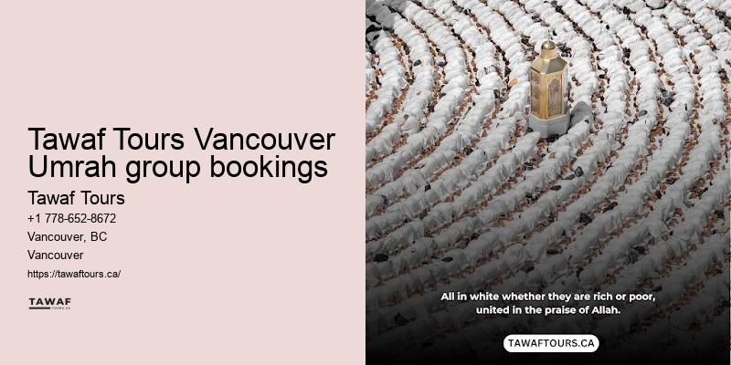Vancouver Umrah flights and accommodations